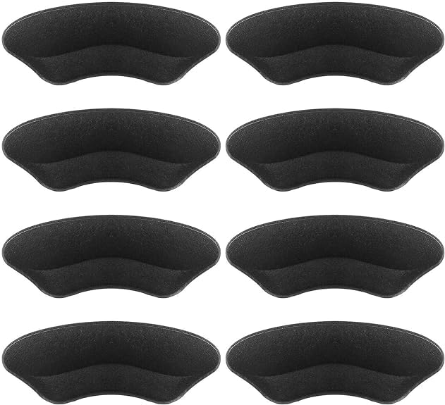 Heel Grips Liner Cushions Heel Pads Insert Prevent Too Big Slipping Blisters Filler for Loose Shoe Fit Black