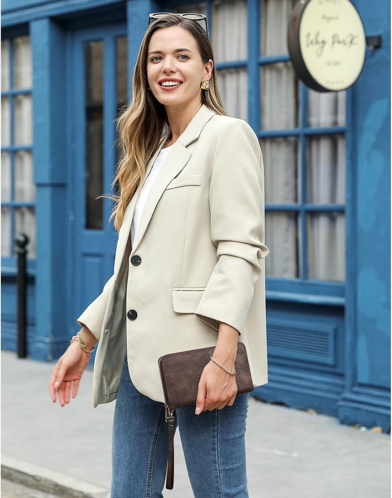 CLUCI Women Wallet Large PU Leather Wristlet Purse for Women RFID Blocking Zip Around Card Holder Ladies Travel Clutch - Image 2