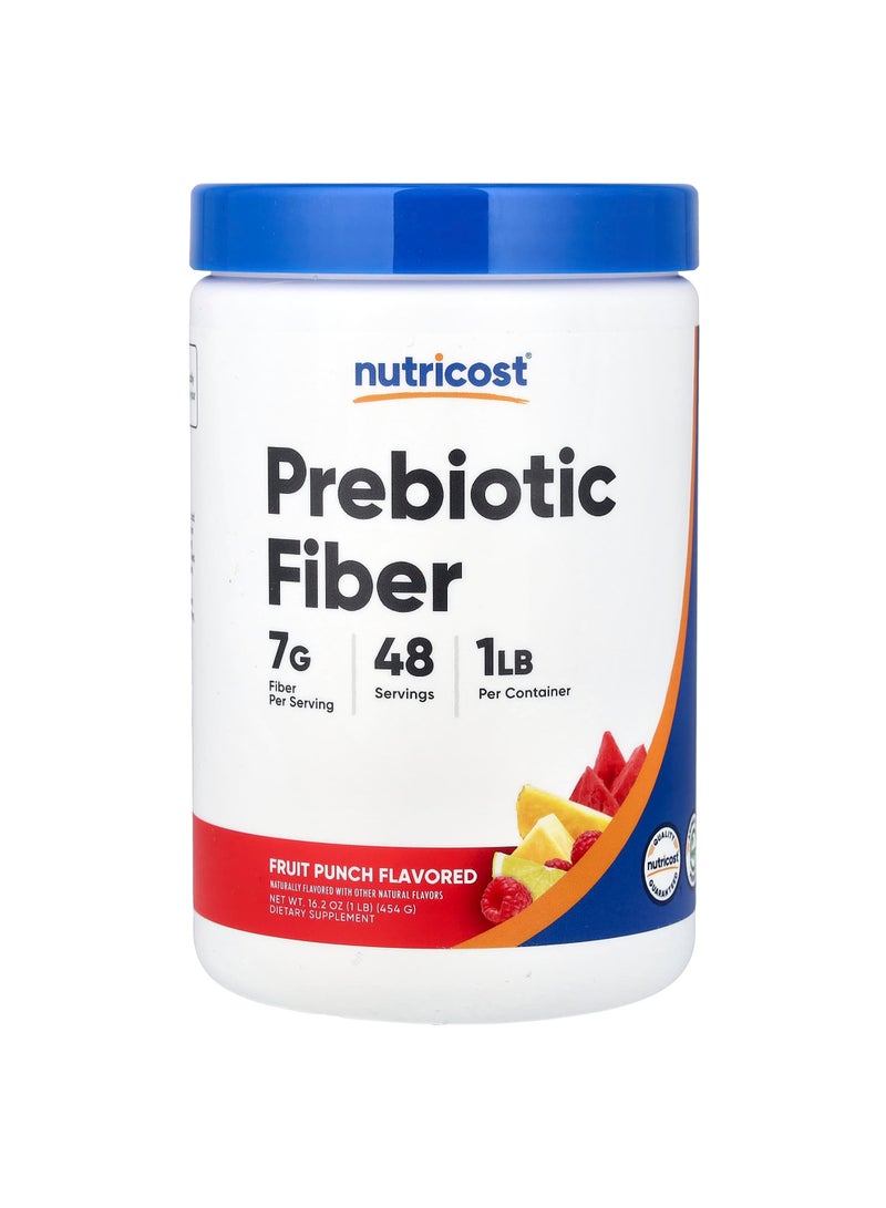 Prebiotic Fiber, Fruit Punch, 16.2 oz (454 g)