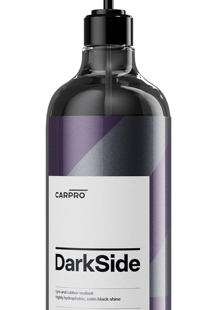 CARPRO DarkSide - Tire & Rubber Sealant, Hydrophobic & Self-Cleaning, Satin Black Shine, UV Protection, 1 Liter - Image 1