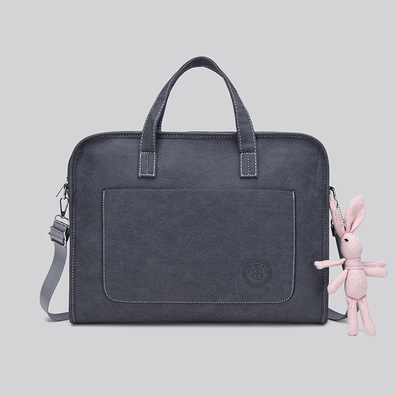 Apple Notebook New Portable Thickened Shockproof Simple Computer Bag for Large Capacity Drop-proof Shoulder Crossbody Bag - Image 1