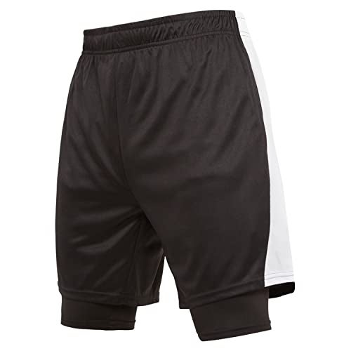 Ultra Performance 3 Pack Mens 2 in 1 Athletic Running Shorts 7 inch Inseam Workout Gym Compression Shorts for Men - Image 3