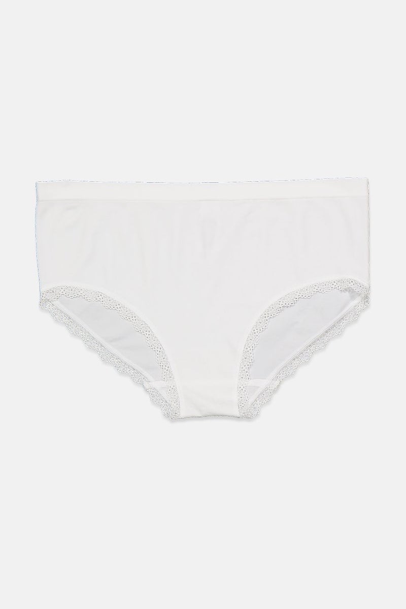 Tchibo Women Seamless Panty Shorts, White  - Image 1