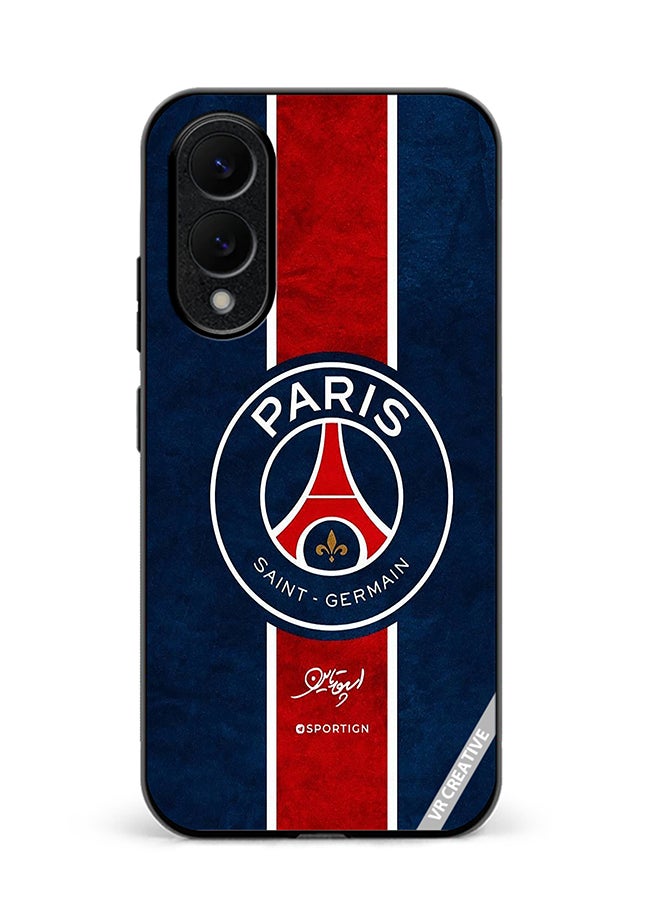 VR CREATIVE Protective Case Cover For Samsung Galaxy S25 Edge Paris Saint Germain Design Multicolour