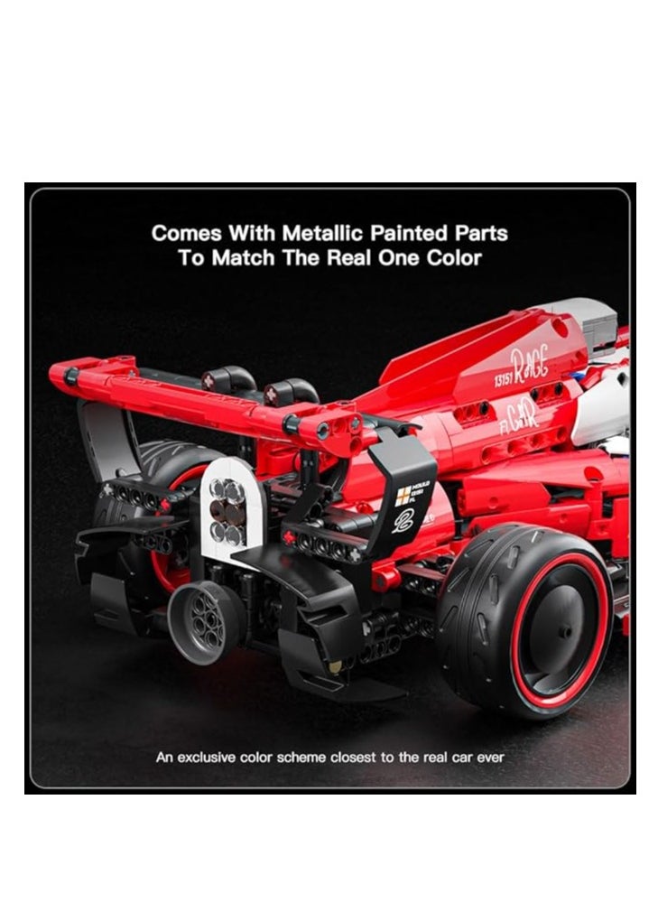 mould king 13151 Educational Cars Alfa Formula Race Car Building Blocks Toys, Remote Control Car Building Sets, Speed Champion RC Car Model Car Kits  - Image 5