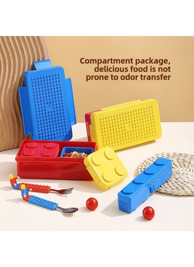Generic - Creative DIY Pixel Lunch Box Lunch Box Lunch Box Children's Salsa Box Fruit Box-Specification:Gm1067-1 Purchase Building Blocks 500 Pieces + Starter - Image 1