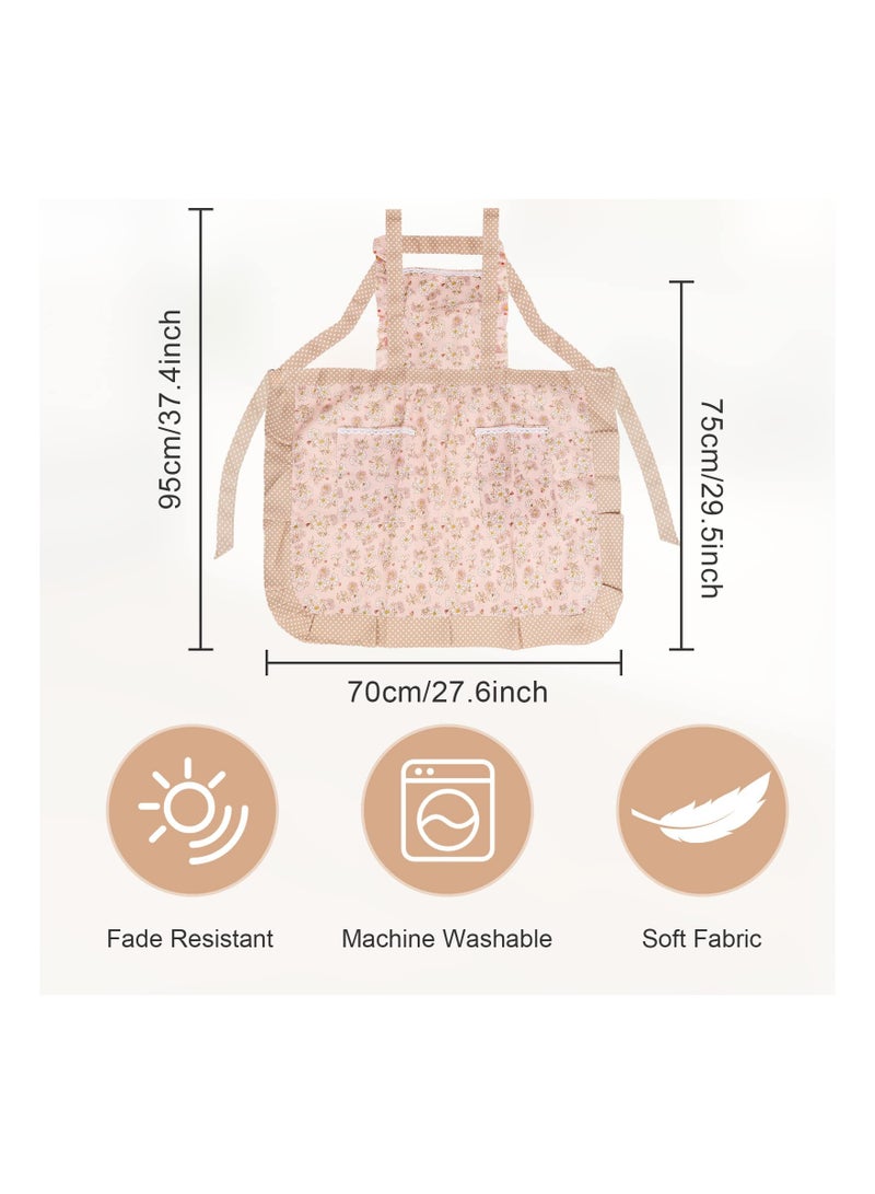 SYOSI 2 Pack Personalised Aprons for Women Waterproof Apron Adjustable Chef Apron for Cooking Baking BBQ Housework Kitchen Apron for Women Birthday Mothers Day Gifts - Image 5