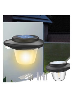 SYOSI 2-Pack Solar Powered Outdoor Lights with Motion Sensor Versatile 3-Mode Wall-Mounted Security Lamps, Energy-Efficient Sunlight Illumination for Enhanced Safety and Ambiance in Gardens  - Image 1