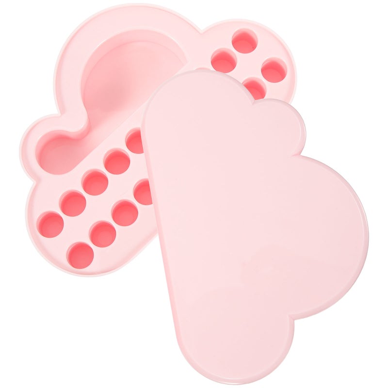 🧸 علبة حفظ أسنان الطفل لتنظيم القطع باللون الوردي من بلاستيك ABS - Image 5