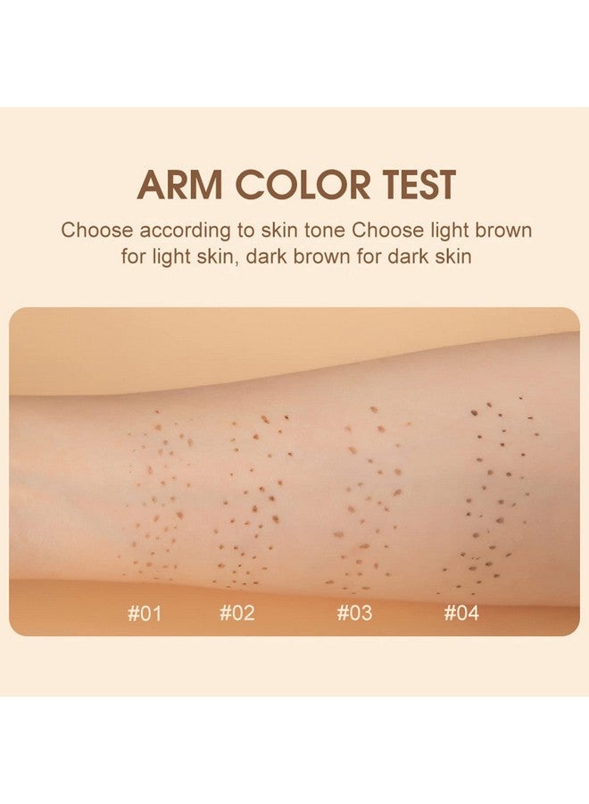 Freckles Pen, 2 Color Natural Freckles Makeup Pens Waterproof Long-Lasting Quick-Dry Pen, Natural Like-Real Makeup, Easy Makeup Tool For A Natural Sun-Kissed Makeup, Light Brown&Natrual Coffee