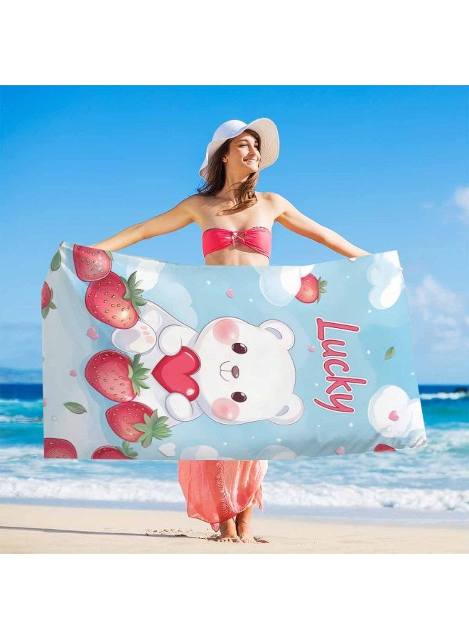 Exclusive  Beach Towel Printed Swimming Sweat-wiping Beach Seat Towel Bath Towel