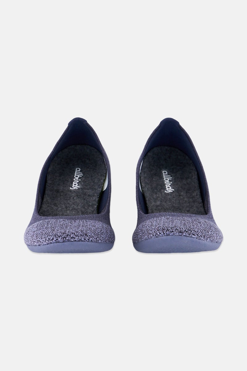 Allbirds Women Wide Tree Breezeers Slip On Flats, Heather Blue - Image 2