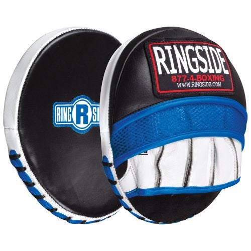 Ringside Gel Micro Boxing MMA Punch Mitts (Pair) , blue/black, Small - Image 1