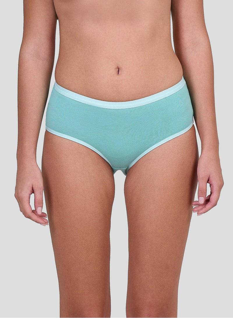 Dice Pack of 3 Classic Midi Plain Colors Cotton Panties Underwear for Women - Image 5