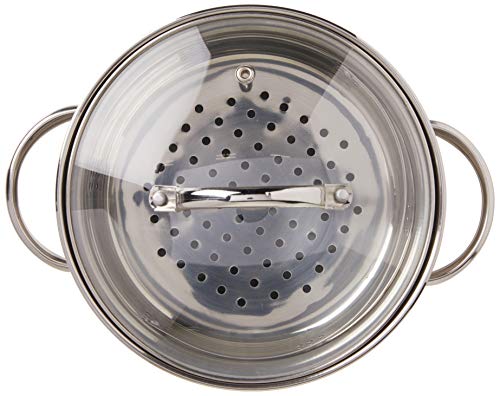 Norpro طباخ بخاري نوربرو سعة 4 كوارت، مجموعة من 3 قطع، ستانلس ستيل - Image 3