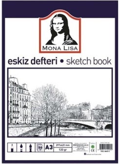Mona Lisa Monalisa Sketchbook A3 120G 50 Sheets --BN05-3 