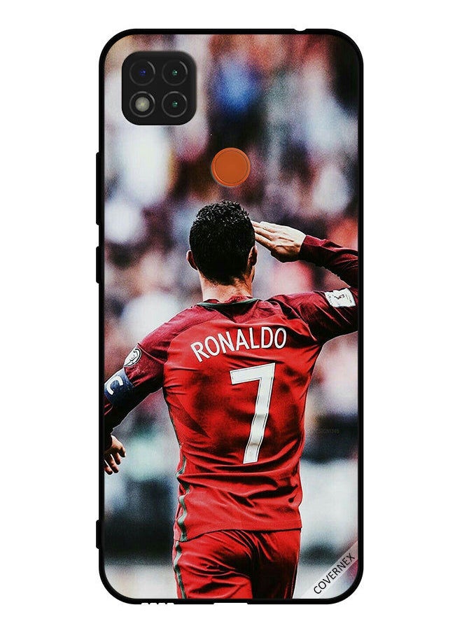 Covernex Protective Case Cover For Xiaomi Redmi 9C Ronaldo Salute To Crowd  - Image 1