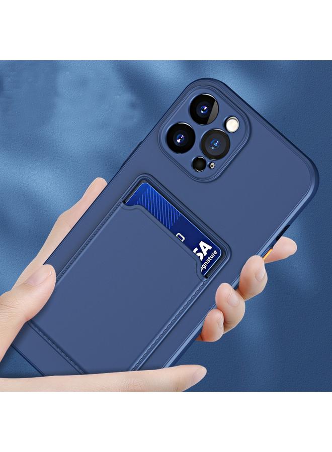 S-TOP Case For iPhone 14 Plus Skin Feel Card Color Button TPU Case - Image 3