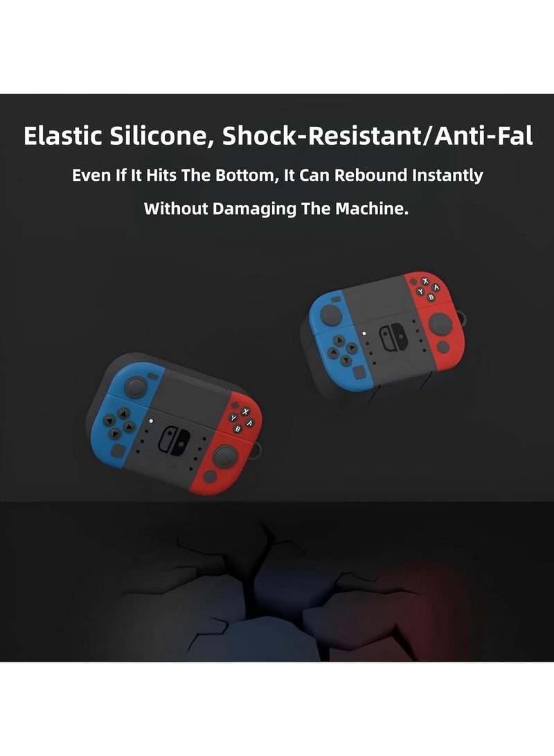 تصميم وحدة تحكم ألعاب كرتونية ثلاثية الأبعاد، هيكل كامل مقاوم للصدمات والخدش، متوافق مع سماعة الرأس العالمية Huawei Freebuds pro 2/2+ - Image 3