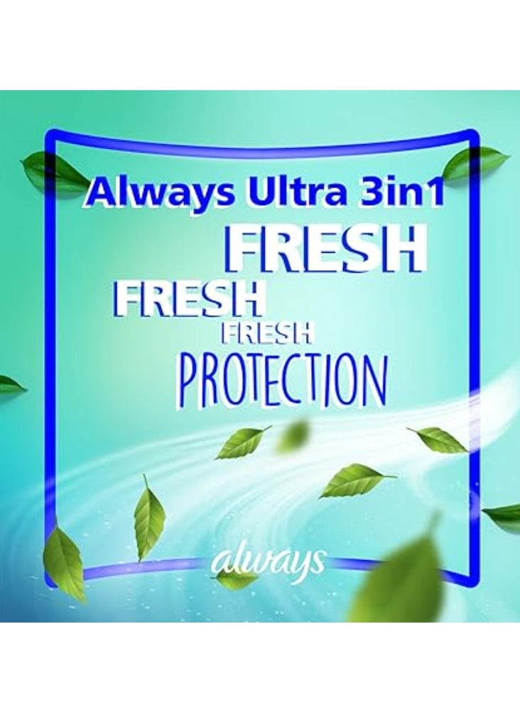 Always Always Ultra Thin 3 *1 Herbal Freshness Long Sanitary Pads - 16 Pieces  - Image 2
