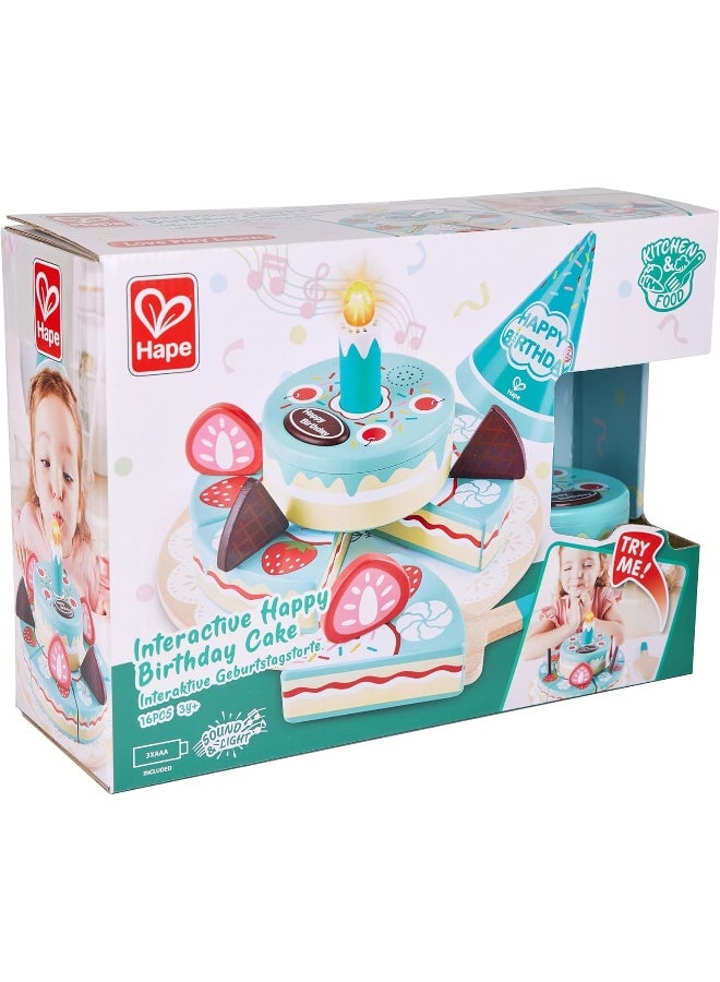 Hape لعبة كعكة عيد الميلاد التفاعلية من هابي هابي