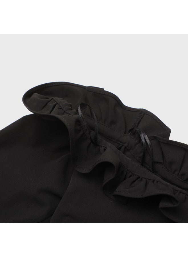 Zara solid Color Elegant Pleated Bodycon Off-shoulder Jumpsuit Blouse - Image 5