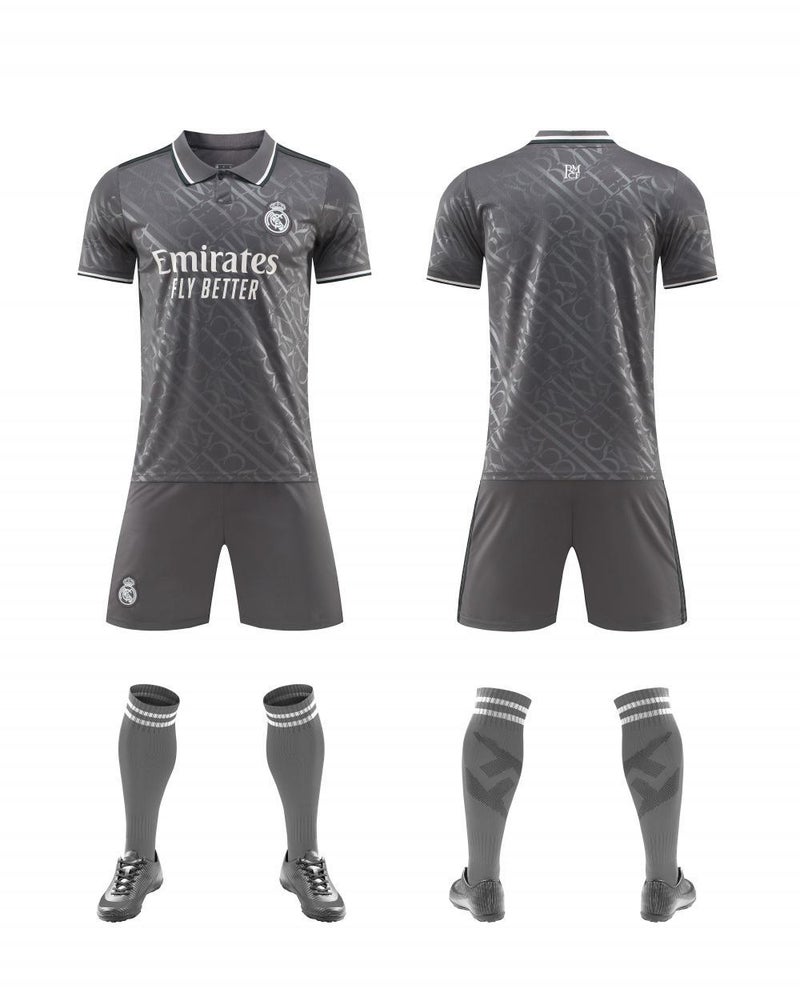Generic New Soccer Kit Quick-Dry Summer Sportswear Gray 