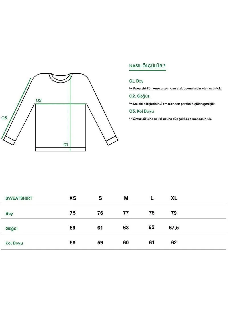 بي ار زد كولكشن Unisex Oversize Dive Deep Sweatshirt