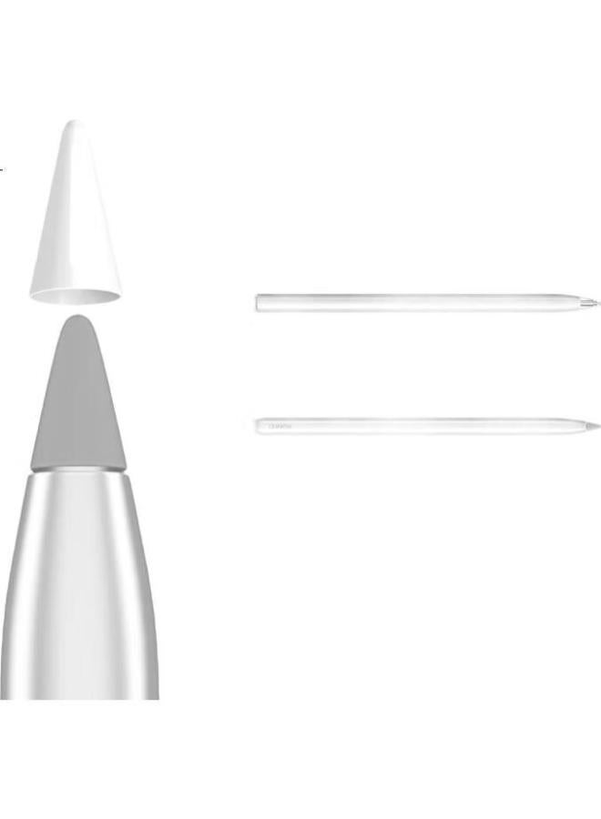 Australian Wave غطاء قلم Aolang Huawei M-Pencil 3-Star Flash بقلم ألياف، متوافق مع أقلام الشاشة التي تعمل باللمس من الجيل 1/2/3، قلم رسم، مضاد للانزلاق، تقليل الضوضاء، طرف مقاوم للتآكل، عبوة 4 قطع - Image 2