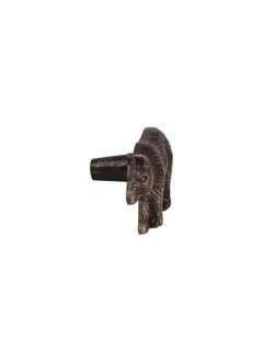 IA- INDIAN ARTISANS Indian ARTISANS Antique Iron Metal Bear Knobs for Cabinet Drawer Cupboard Wardrobe Door Set of 6 Rustic Pull Knobs Handles for Kids Room Almirah Vintage Style Furniture Decor A1  - Image 3