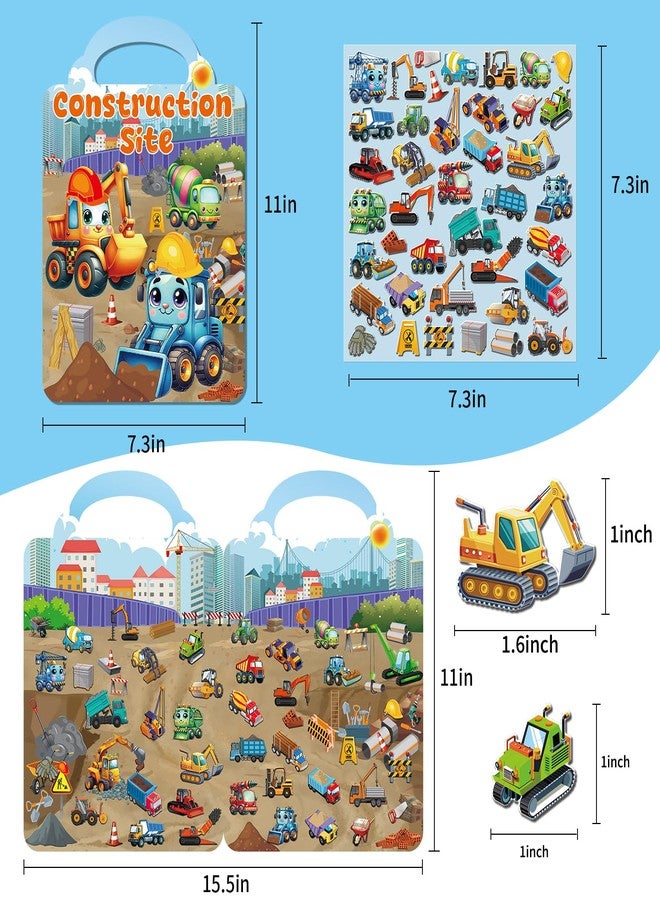 Kalysky 12 Set Reusable Sticker Books for Toddlers 2-4, Kids 3D Puffy Sticker Books, Birthday Party Favors Goodie Bags Stuffer - Image 3