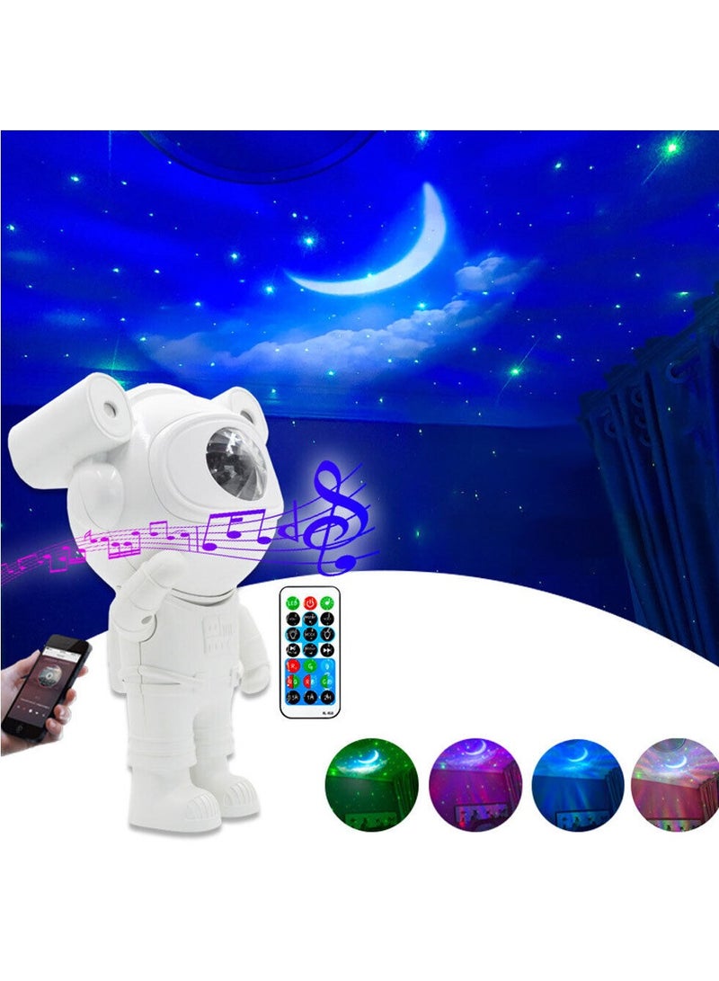 Astronaut Projector Galaxy Starry Sky Night Light Nebula Space LED Lamp w/Remote - Image 1