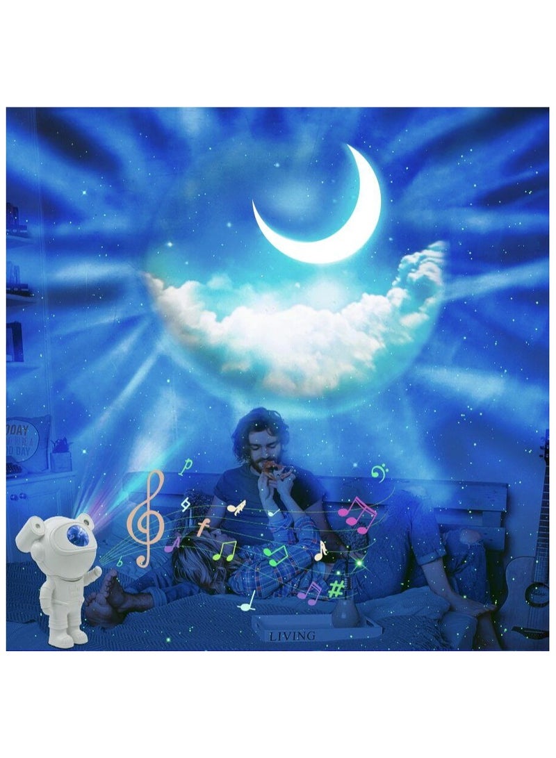 Astronaut Projector Galaxy Starry Sky Night Light Nebula Space LED Lamp w/Remote - Image 2