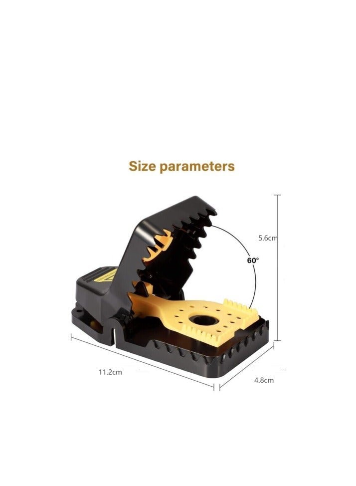 6 Pack Professional Mouse Trap, Snap Trap, Improved Faux Cheese Pedal Mouse Trap  - Image 3