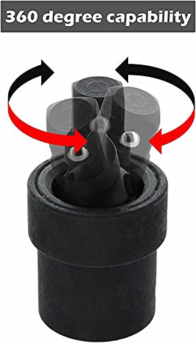 VCT 1/2" INCH DR DRIVE SOCKET BLACK IMPACT UNIVERSAL WOBBLE FLEX U-JOINT FOR TOOL - Image 2