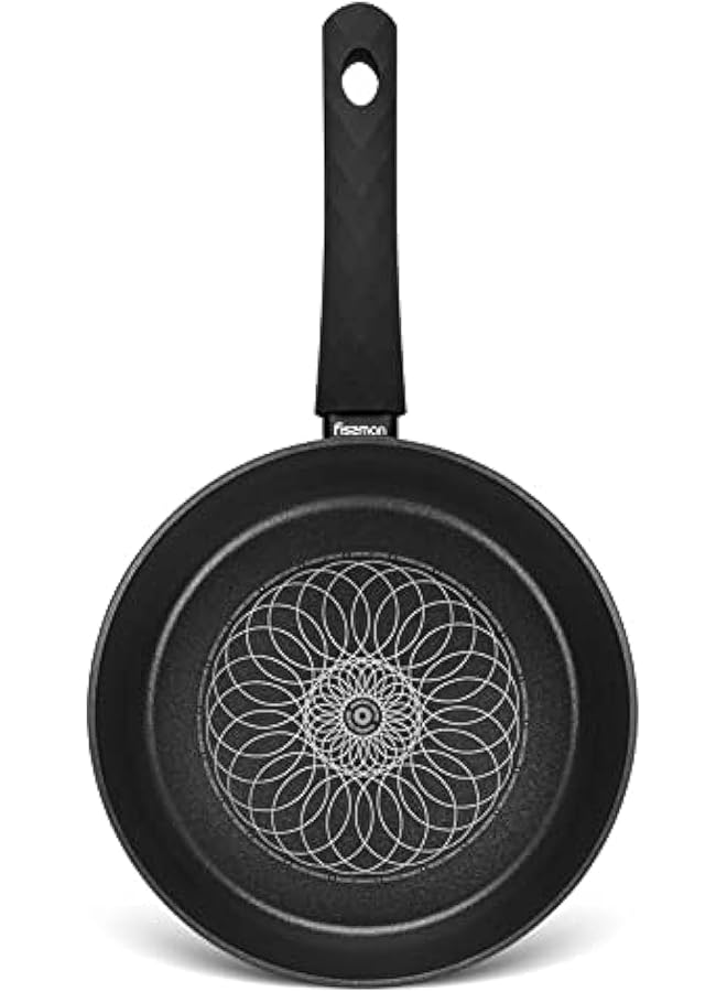 فيسمان مقلاة مونيك العميقة 24 سم، ألومنيوم مع طبقة فولاذ غير لاصقة مع قاعدة حثية