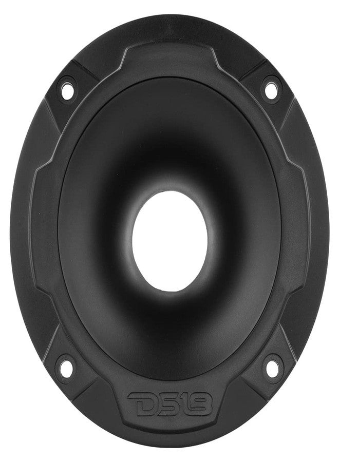 DS18 PRO-HT1 Twist on Slim Profile Exit Horn ABS/PC Plastic Waveguide for Drivers with 1" Throat, 1.77" Depth, 4.5" Diameter - Short Exit Horn Wave Guide for Compression Drivers - Image 5