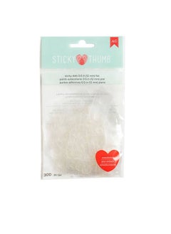 AC Sticky Thumb Flat Acid Free Adhesive Dots 0.5in 300pcs  - Image 1