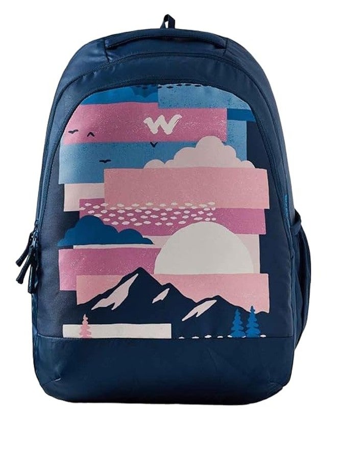 Wildcraft Blaze 3 Compartment Laptop Backpack 35 L (12951) (Navy Nature) - Image 1