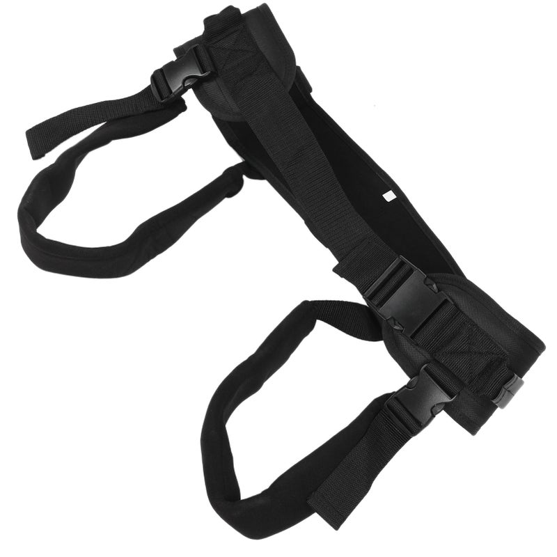 Gait Assist Belt XL Soft Palm-protecting Handle - Durable Engineering-grade Plastic Buckle Mesh Fabric Gait Belt for Elderly, Patients & Nursing Care - Image 2
