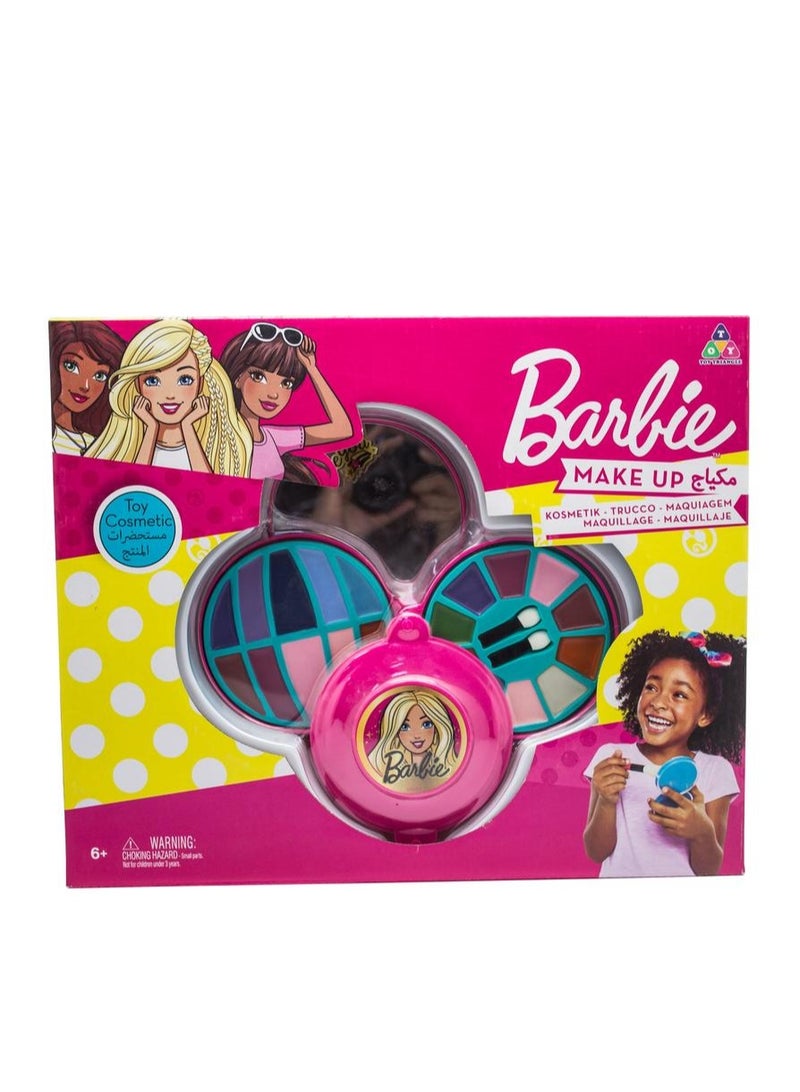 Barbie 3 Decks Round Cosmetic Case Playset - Image 1