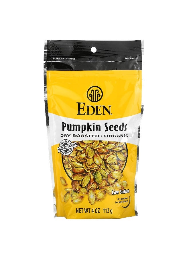 Eden Foods, Organic, Pumpkin Seeds, Dry Roasted, 4 oz (113 g)