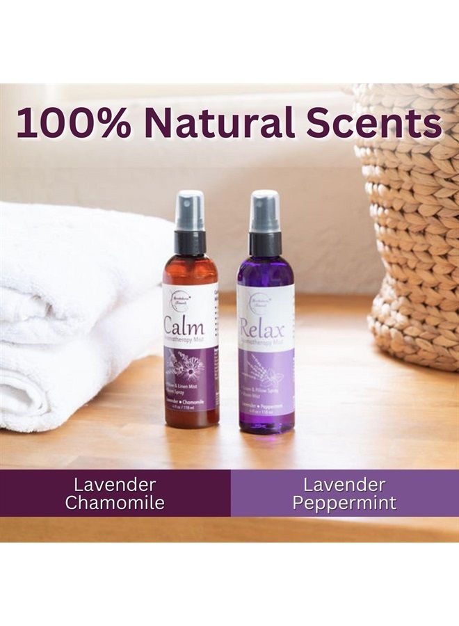 brookethorne naturals Lavender Spray Aromatherapy Mist Set of 2 – Pillow Spray, Natural Linen Spray for Bedding, Essential Oil Room Spray with Lavender & Chamomile for relaxation & sleep by Brookethorne Naturals  - Image 3