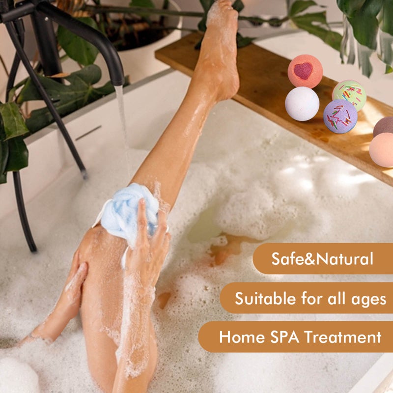 12pcs 70g Bath Gift Set Bath Salt Balls Essential Oil Bath Bombs for Moisturizing Skin and Fizzy Spa Bubble Bath Aromatic Odor - Image 5