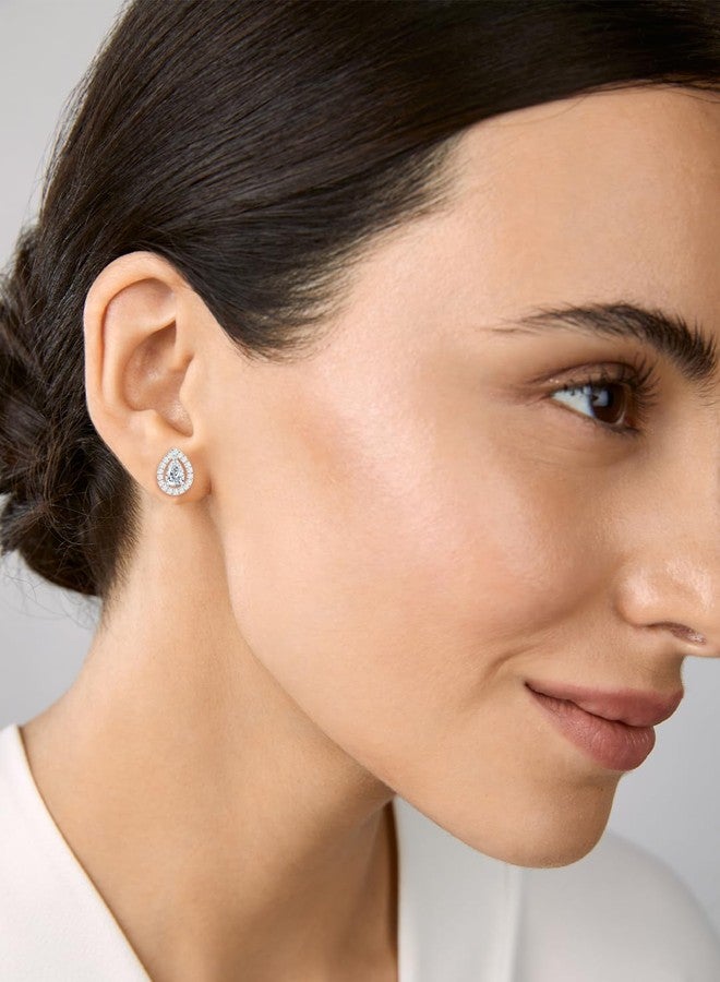 MINUTIAE Silver-Plated Contemporary Stud Earrings for Women's & Girls | Heart Shape Earring | Fashion Jewellery MNT0472_S - Image 4