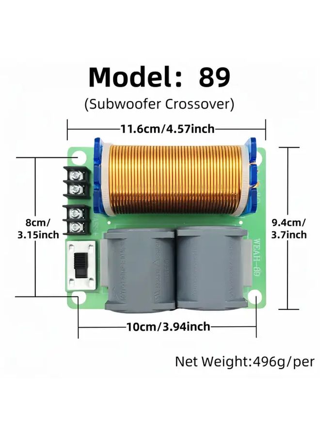 مكبر صوت فرعي بقوة 1500 واط، لوحة صوت عالية الدقة (HiFi) للتجميع الذاتي (DIY)، سهلة التركيب. - Image 2