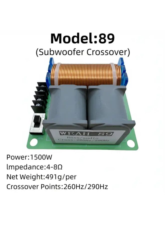 مكبر صوت فرعي بقوة 1500 واط، لوحة صوت عالية الدقة (HiFi) للتجميع الذاتي (DIY)، سهلة التركيب. - Image 1