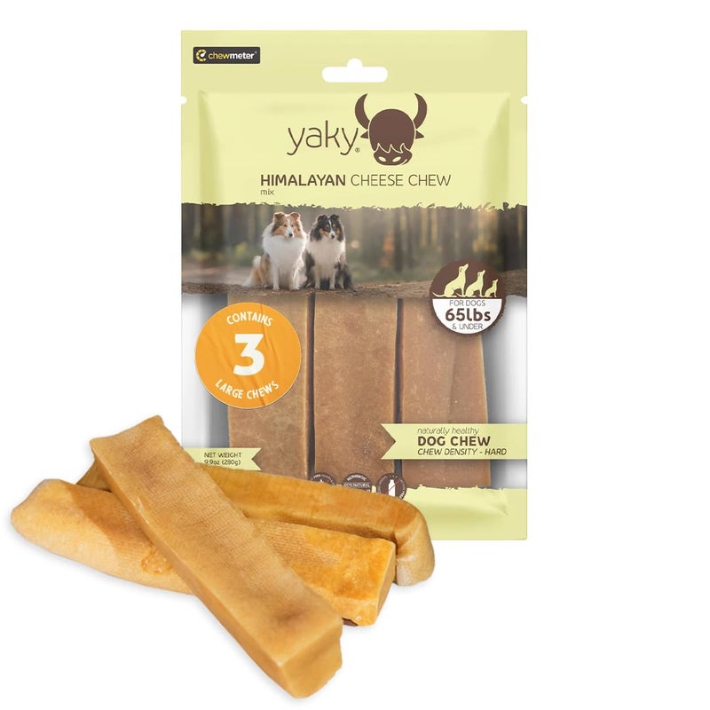 Himalayan Dog Chew Yaky Cheese Chew | Natural Yak Cheese Dog Chews | Long Lasting, Stain Free, Protein Rich, Low Odor | Gluten Free-Lactose Free-Grain Free | Mixed | for Dogs 65 Lbs & Smaller - Image 1