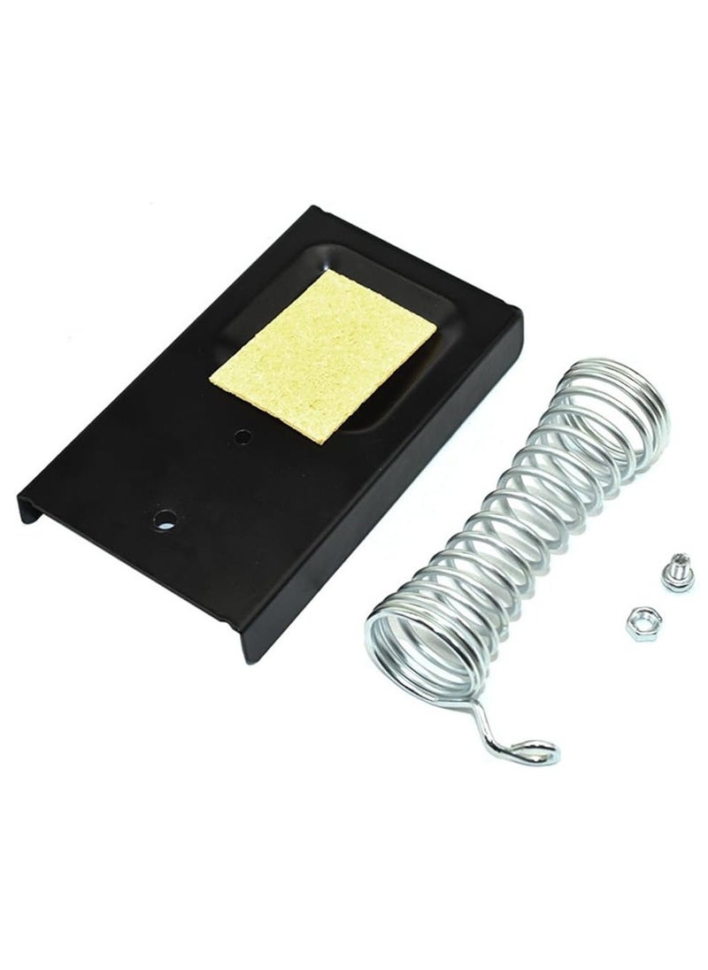 Rubik Soldering Iron Stand with Tip Cleaner Sponge Metal Base  - Image 3