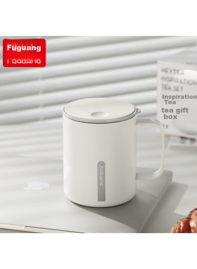Tomimitsu Fuguang Insulated Mug, 316 Stainless Steel, With Lid, Large Capacity, For Office And Students, Coffee And Tea Cup, Water Bottle, 400ml - Image 1